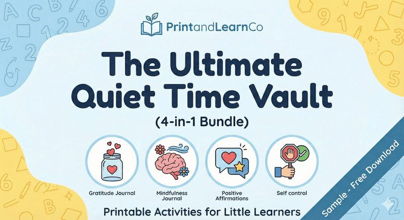 Free Mindfulness & Calm Down Kit (Printable Sample) - PrintAndLearnCo