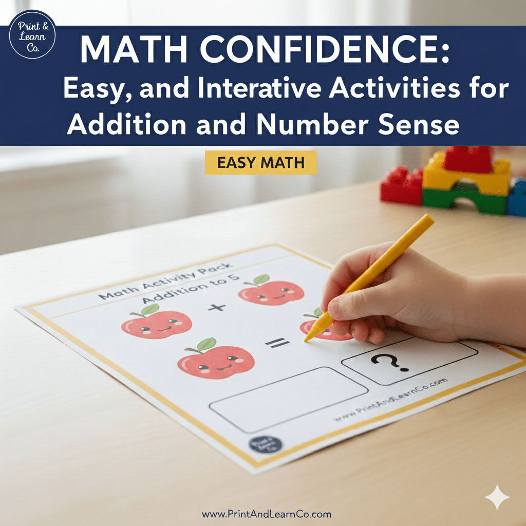 The Pre - K Readiness Pack (4 - in - 1 Bundle) - PrintAndLearnCo