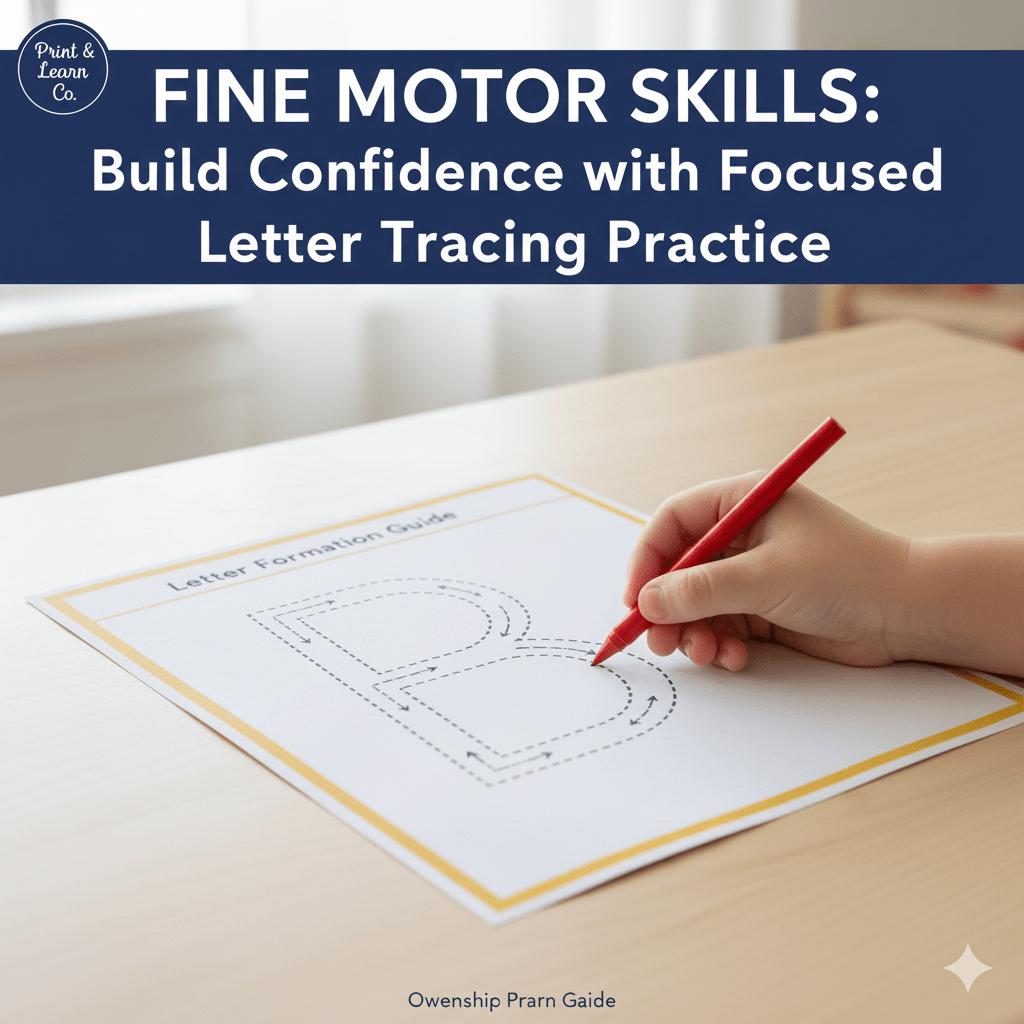 The Pre - K Readiness Pack (4 - in - 1 Bundle) - PrintAndLearnCo