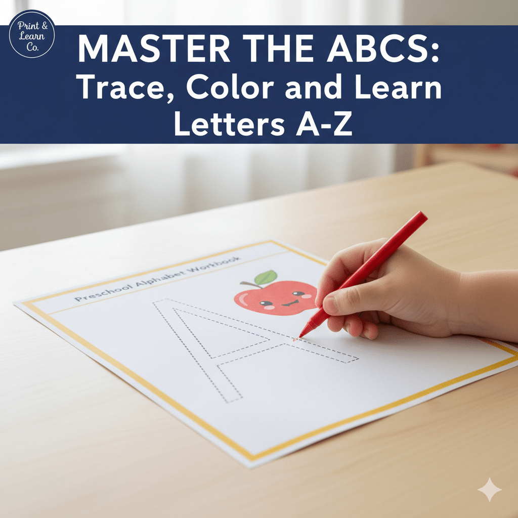 The Pre - K Readiness Pack (4 - in - 1 Bundle) - PrintAndLearnCo